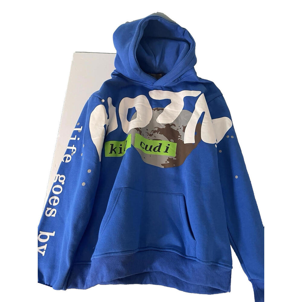 KID CUDI X CPFM MAN ON THE MOON II HOODIE SWEATSHIRT XL BLUE MOTM PULLOVER NWOT